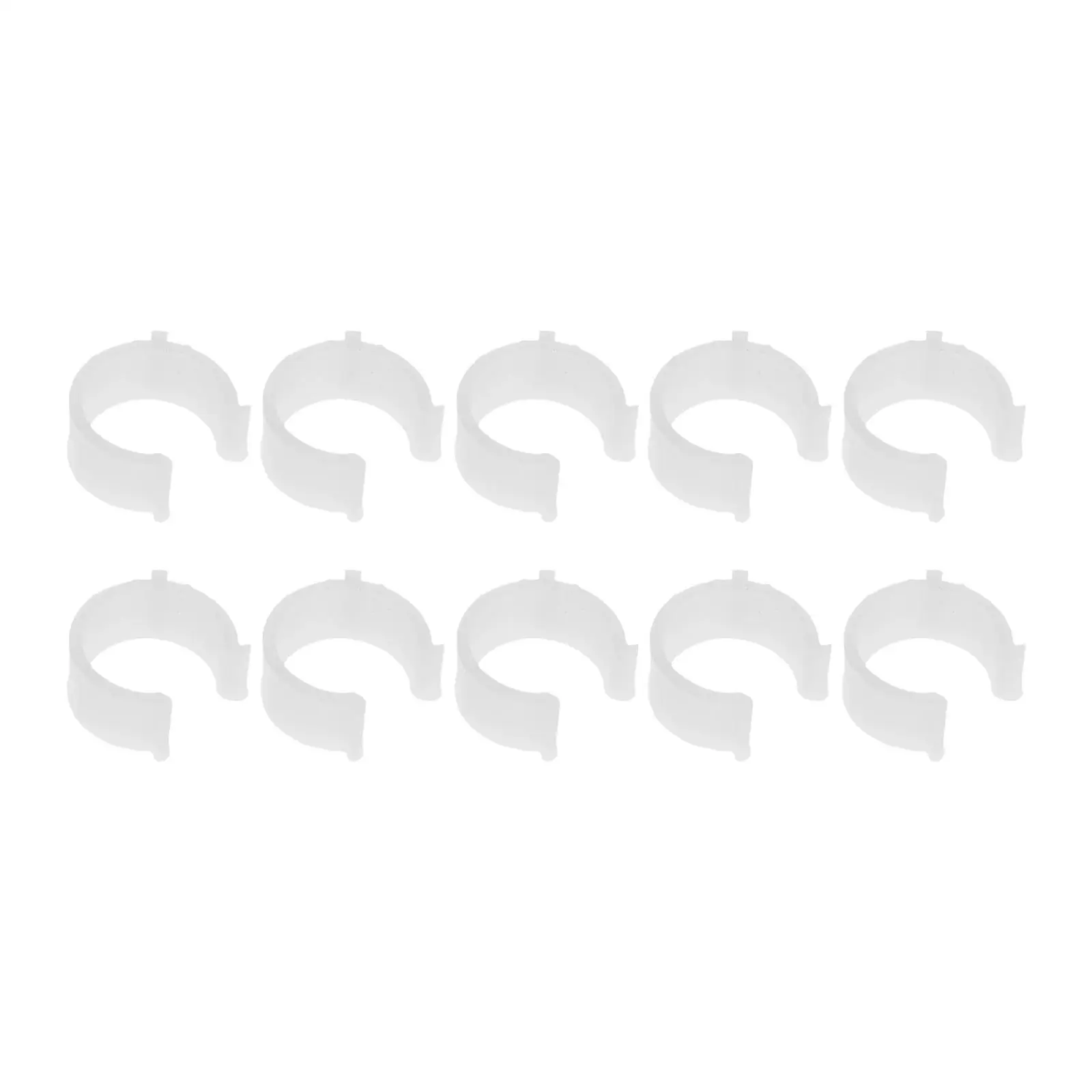 10Pcs Curtain Rod Bracket Holders Anti Slip Secure Grip for Curtain Rods