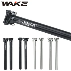 Wake MTB Mountain Bike Seatpost Shock Absorbing 27.2/31.6mm 335mm Seat Tube Bicycle Accessories Part for BMX Cycling Road Bike