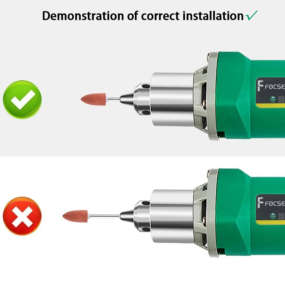 مطحنة قوالب كهربائية 480 وات أداة كارفر دوارة كهربائية، تعديل السرعة المتغيرة 6 خطوات، سرعة عالية 30000 دورة في الدقيقة