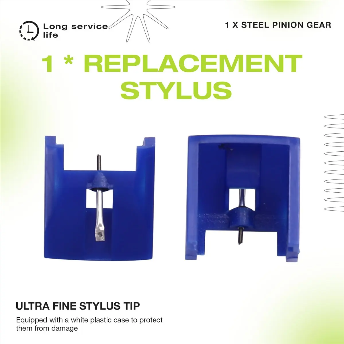 (▲★HUND)Phonograph Record Turntable Needle Replacement for SN/SC-60 SN80 SC80 TEACN313 PC-310