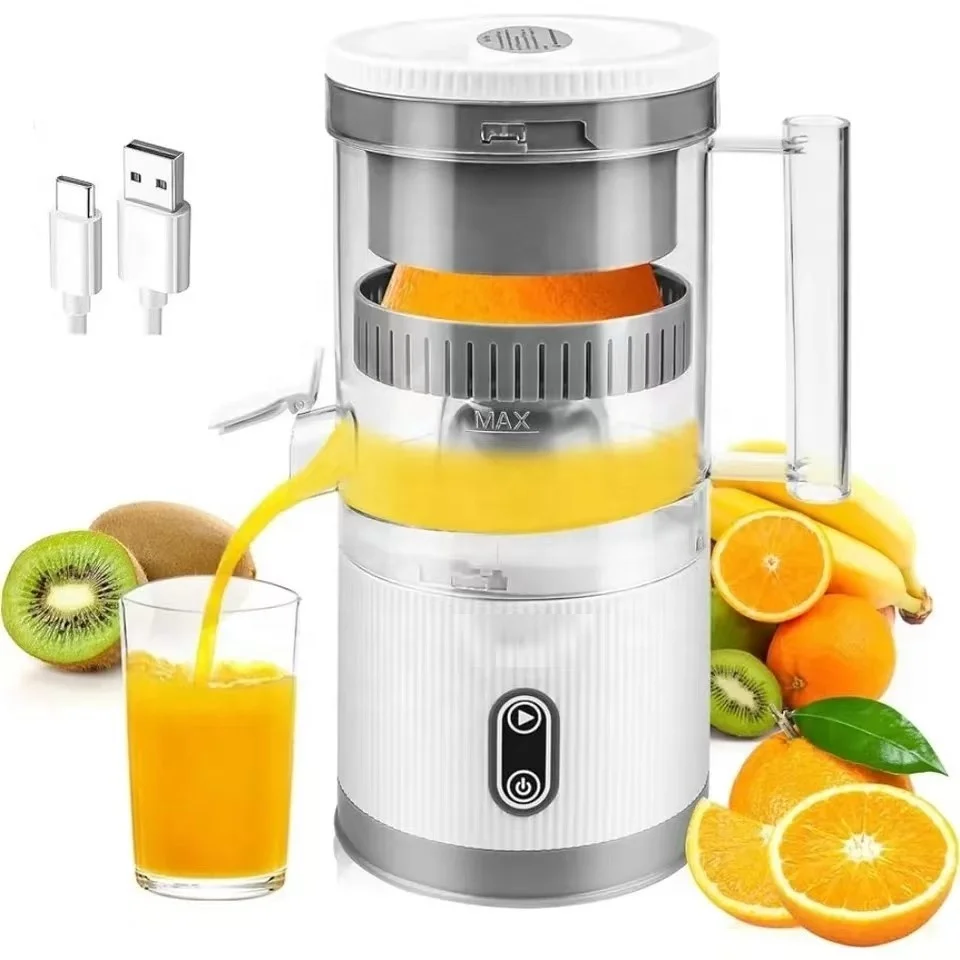 

Portable Rechargeable Electric Citrus Juicer Multi-Purpose USB Juicer Squeezer for Orange Lime Lemon Grapefruit Easy Clean