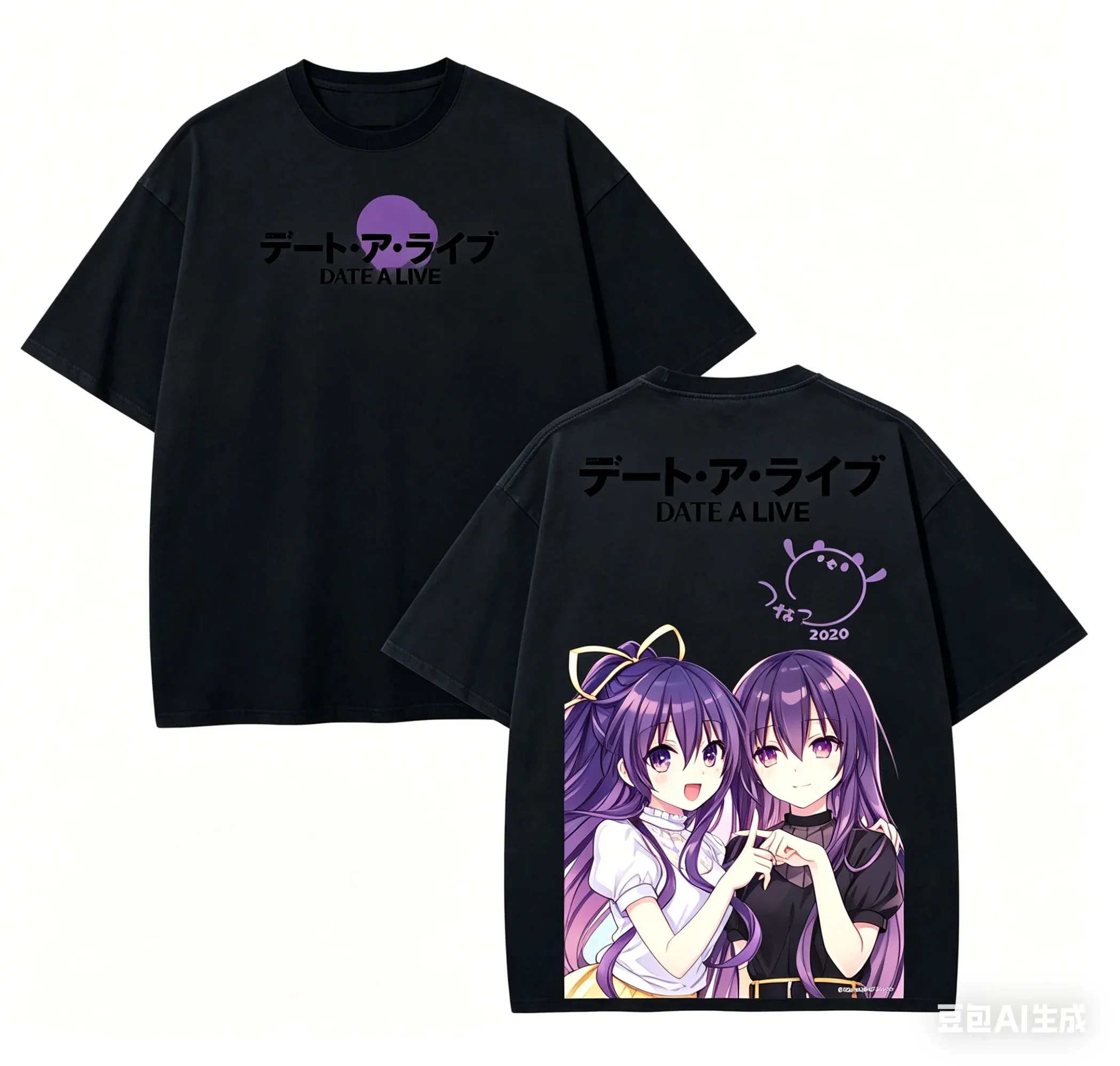 Date A Live Anime T-Shirt for Fans, Year-Round Wear, Personalized Apparel, Plus Size Unisex, New Street Style T-shirts