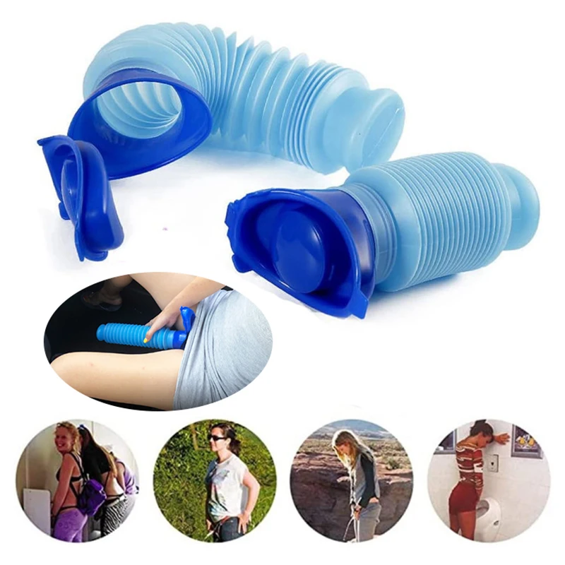 750ml Outdoor Portable Car Urinal Telescopic Squat-free Female Boys And Children Travel Camping Hiking Emergency Urinal Foldable