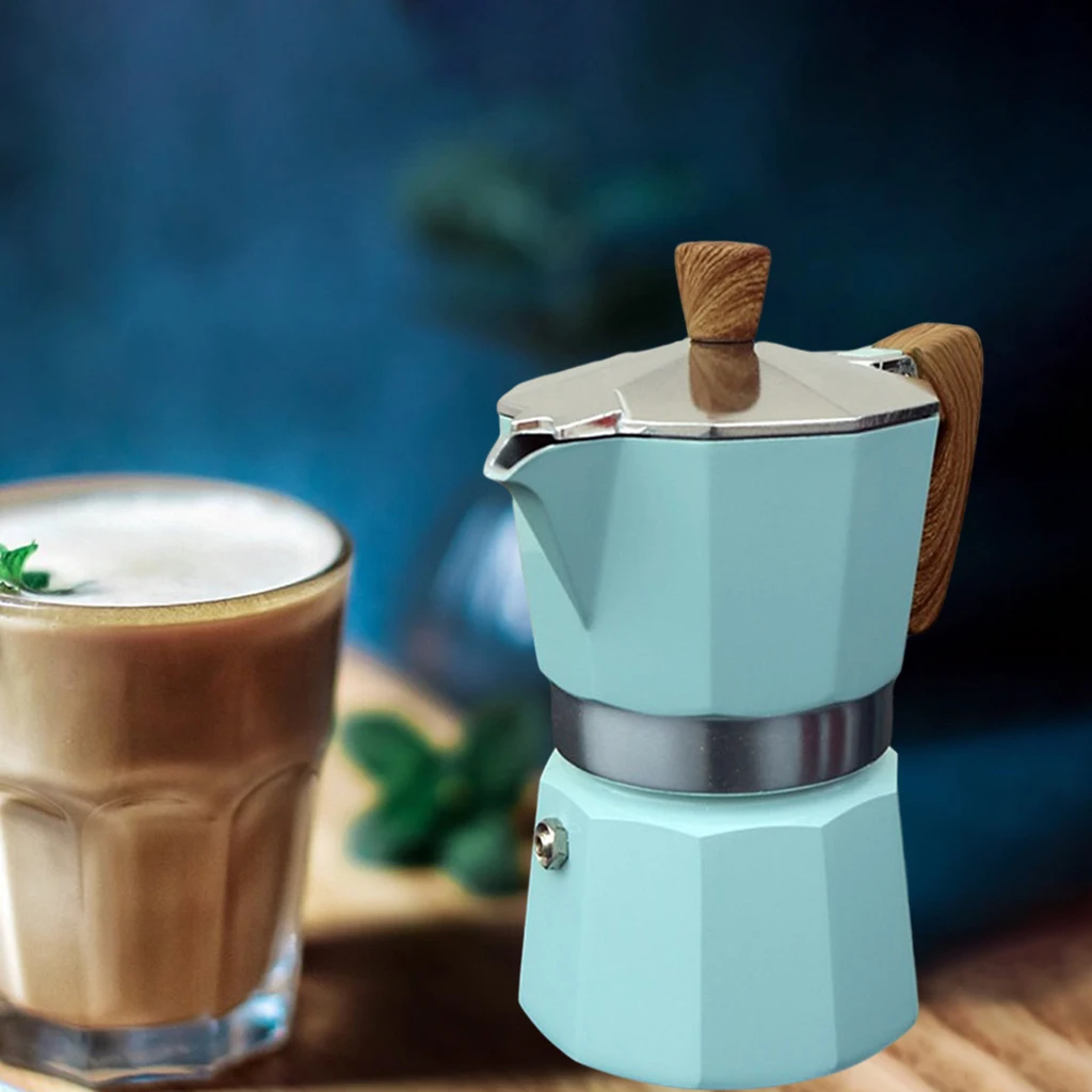 Classic Aluminum Espresso Maker Coffee Maker Cafeteira Percolator Pot Moka Coffee Pot 3Cups/6Cups