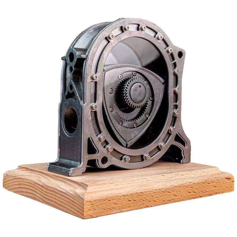 

Engineman Rotary Engine Model Metal Ornament Assembled Movable Mechanical Canyon Gift