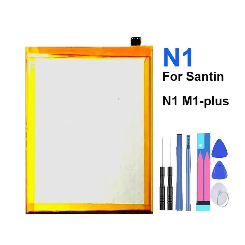 Хорошая низкотемпературная батарея для портативного мобильного телефона Santin N1 M1-Plus 2950 мАч