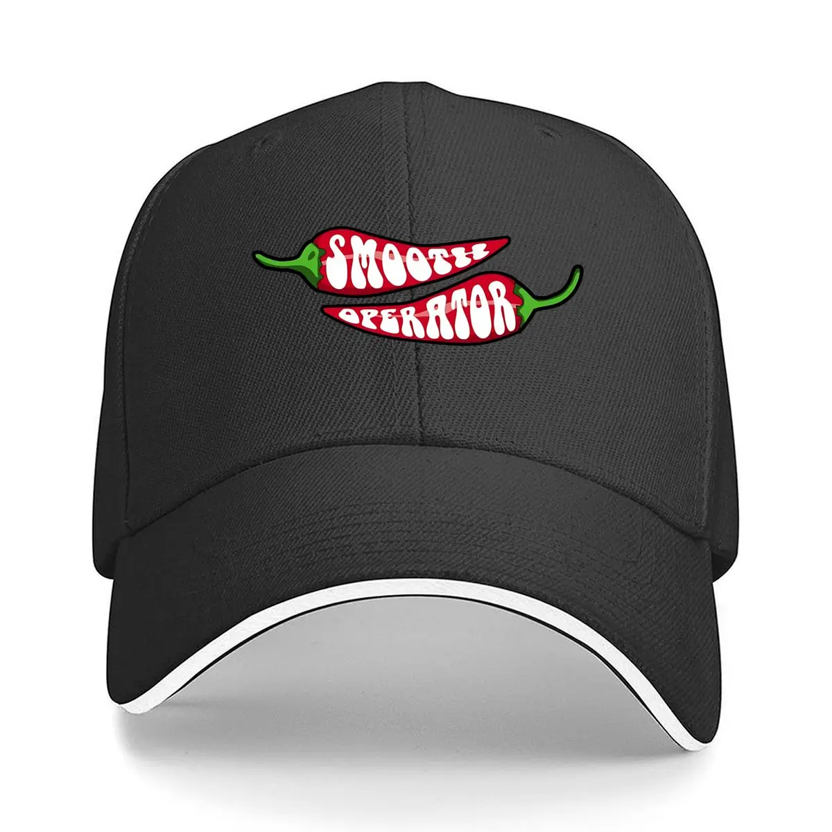 Smooth Operator Red Chili Pepper Design Sandwich Baseball Cap Outdoor