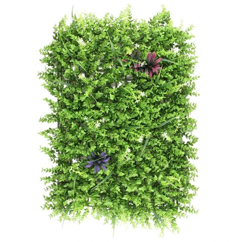 60X40cm Artificial Meadow Artificial Grass Wall Panel For Wedding Or Home Decorations - 2