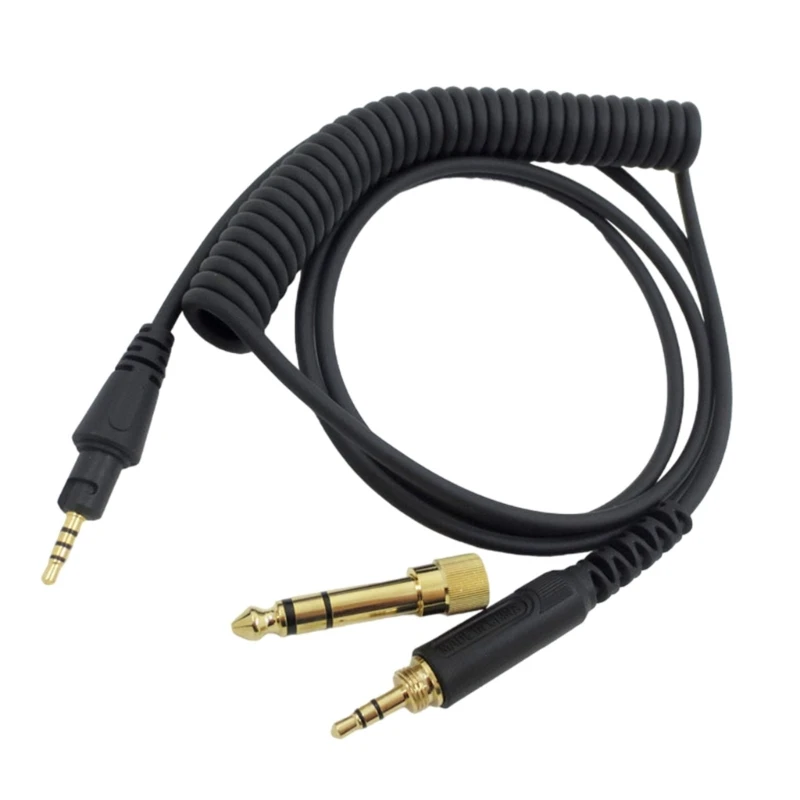 Cable auriculares Línea cable música para HDJ-CUE1 Auriculares para juegos Acceso a auriculares