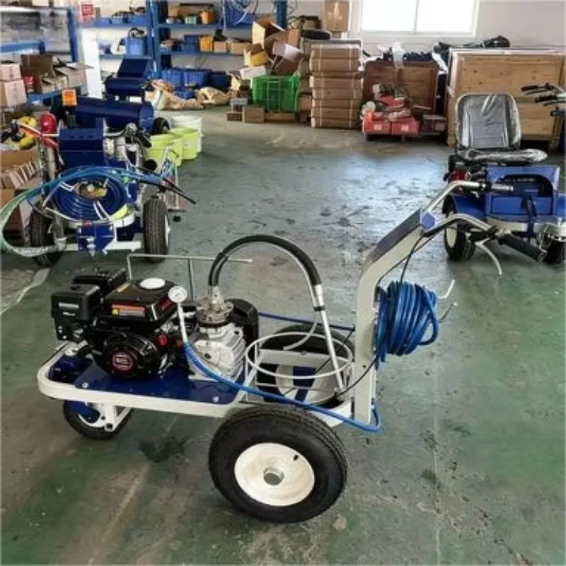 Diaphragm Pump Cold Spray Road Marking Machine 30-300mm Spray Width For Highway Construction Projects