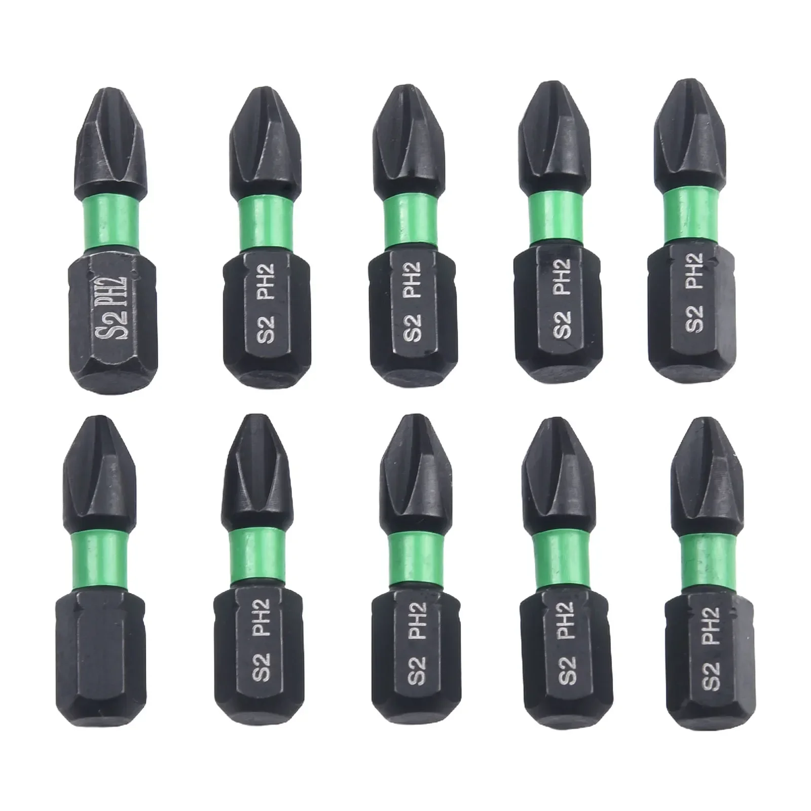 磁気ドライバービットセット,ドライバービットセット,強力ツール,25mmハンドル,新品,10個