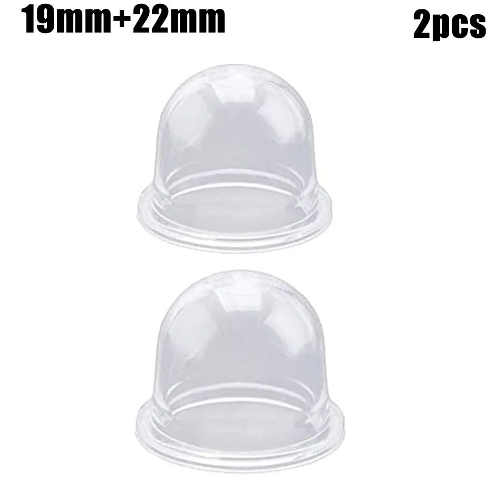 19mm+22mm Primer Bulb 2 Pieces Gasoline/Fuel Mower Primer Bulb Set Transparent High Quality Practical Brand New