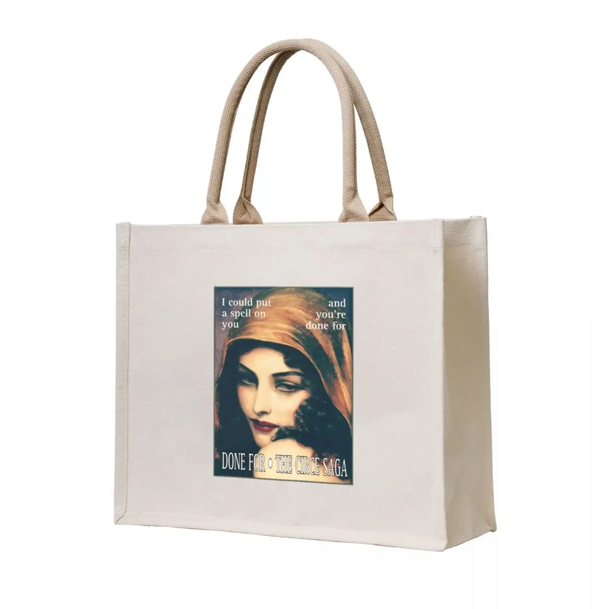 

Done for epic the musical circe saga poster Tote Bag Canvas bag for women shopper bags for women Women's shopper bag Lady bags