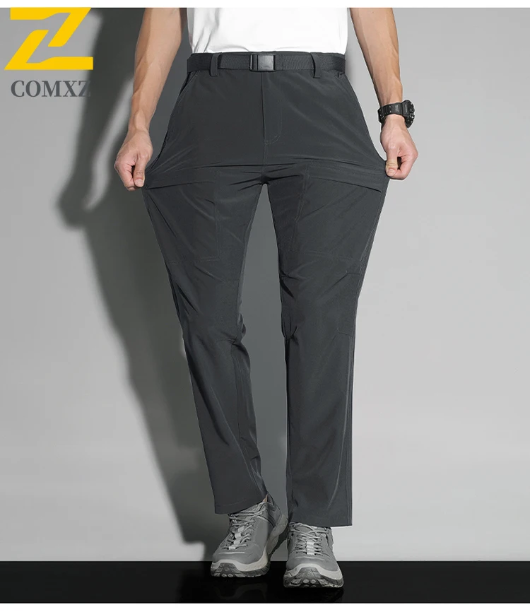 

2025 New Men Charge Pants Waterproof Breathable Wear-resistant Elastic Workwear Straight Leg Pants Outdoor Camp Hiking Men Pants