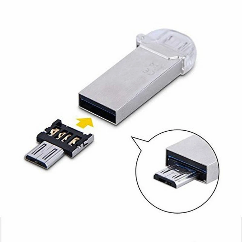 

Mini USB Flash Disk U Disk Micro 5Pin USB OTG Cable Connector Adapter Converter For Samsung Xiaomi HTC Huawei Phone Tablet