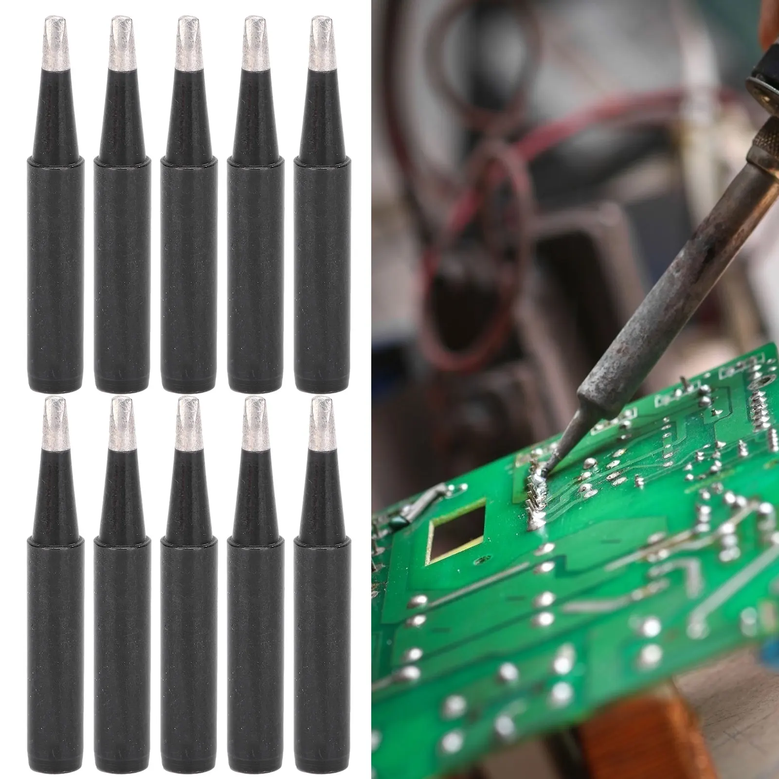 Soldering Iron Tips Replacement Black Inner Heating Type Accessories 900M-T-2.4D Soldering Iron Parts Soldering Iron Tips