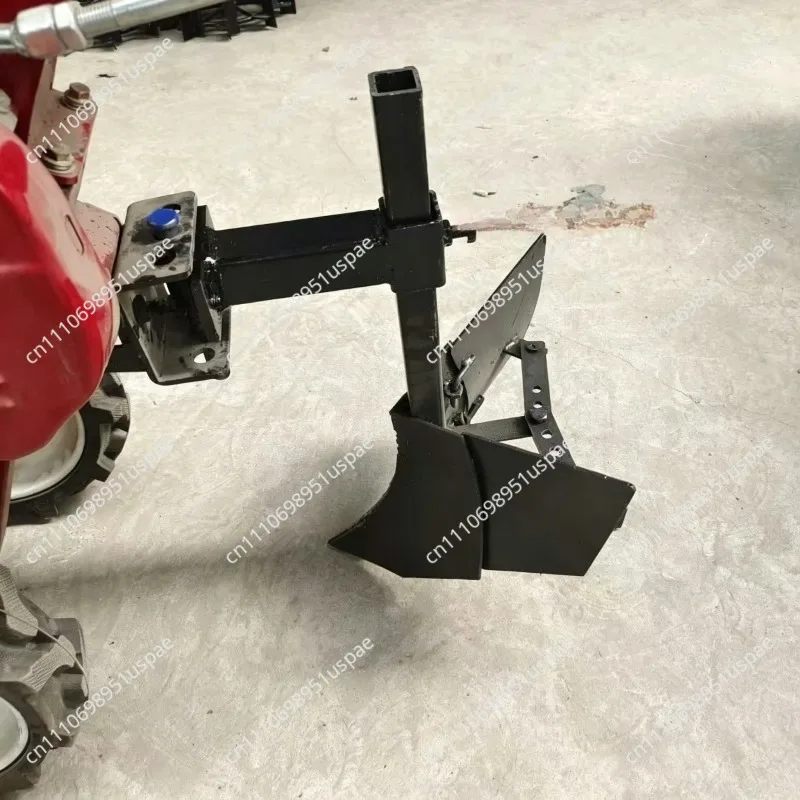 Micro Tiller Cultivator Attachment Adjustable Furrow Plow Hoe Garden Tilling Tool Small Plow Blade