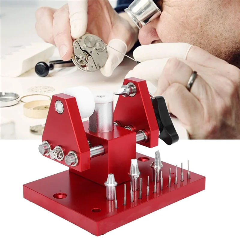 

BAAG-Watch Back Case Cover Opener,Watchmaker Repair Tool Set Watch Band Link Remover Adjuster Watch Setting Fitting Tool Durable