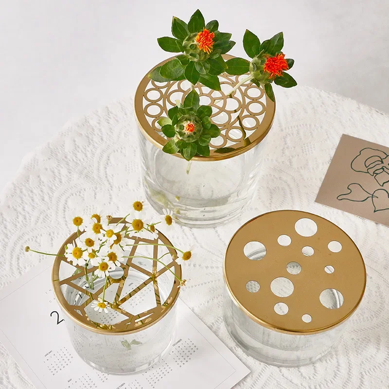 simple flower flower insert glass hydroponic flowerer Qingbar Tea Gong Shop Tabletop Decoration Creative Floral Decoration