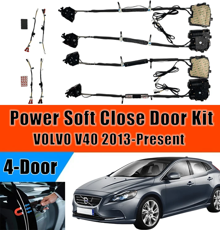 Xcar for VOLVO V40 2013-Present Car OEM Automatic Soft Close Door Electric Suction Kit Auto Power Closing