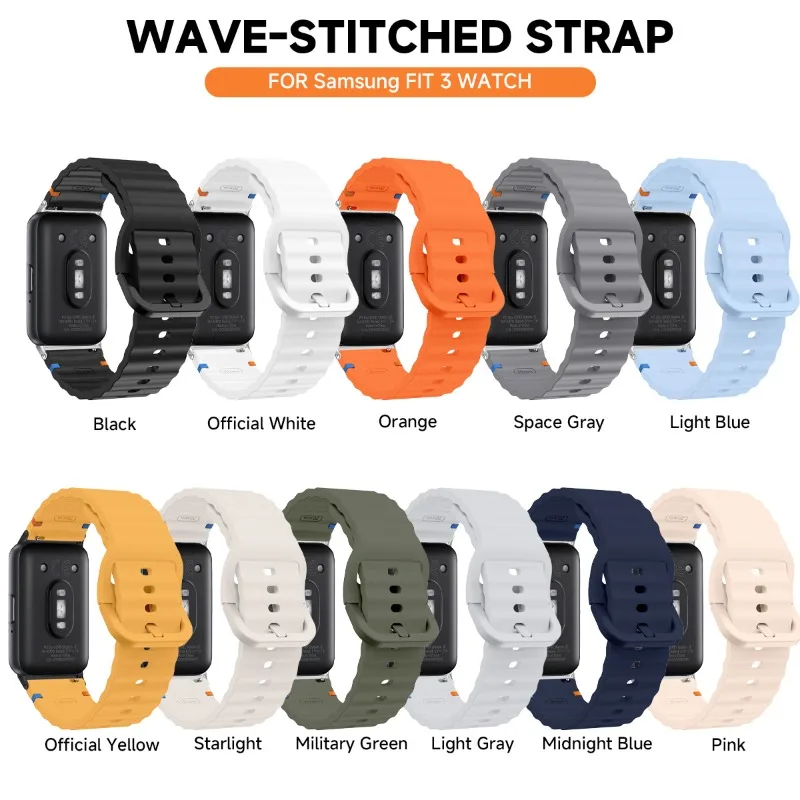 シリコンバンドサムスンギャラクシーフィット 3 ストラップアクセサリースポーツリストバンド交換ブレスレットコレアギャラクシーフィット 3 バンド
