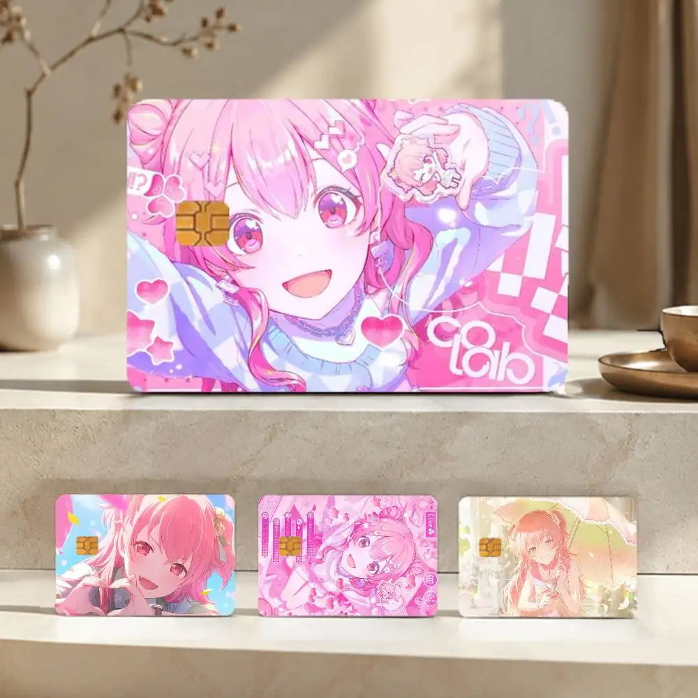 

Momoi Airi Cute HD Waterproof Card Skins Protective Stickers for Credit Bank Game Cards