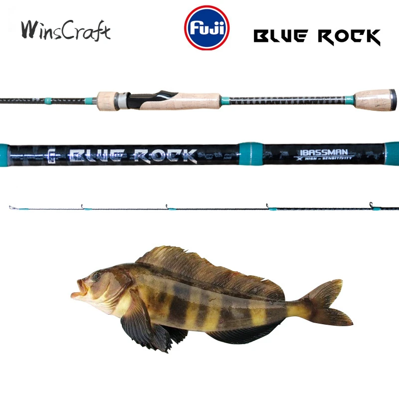 

WinsCraft FUJI Ultralight High Carbon Casting Fishing Rod, 2Section, Solid Tip Spinning Fishing Rod,XF Action, 2.36m, 2.49m