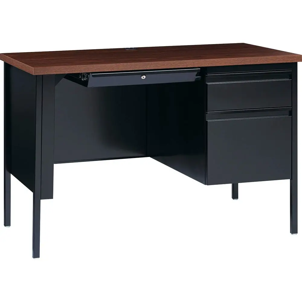 

Fortress Series Walnut Laminate Top Desk