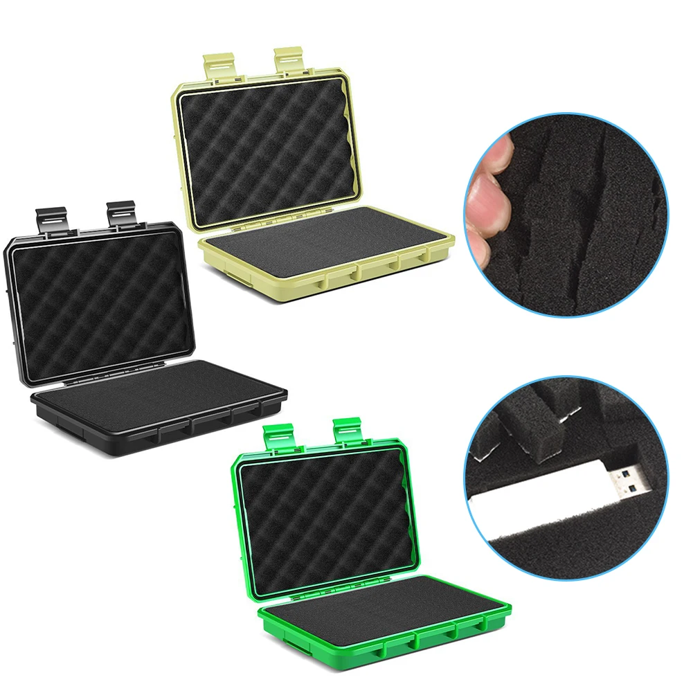 Dry Box Airtight Waterproof Tool Box Field Investigation Ruggedized Plastic Waterproof Compressive Strength For Cameras