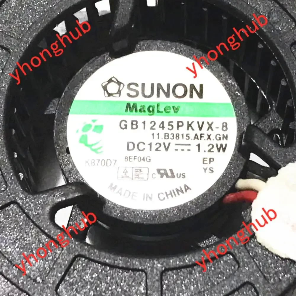 SUNON GB1245PKVX-8 11.B3815.AF.X.GN DC 12V 1.2W 3 สาย 40x40x20 มม.Server พัดลมโปรเจคเตอร์