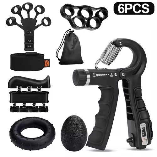 5-60Kg Adjustable Heavy Hand Gripper Fitness Hand Exerciser Grip Wrist Training Finger Gripper Hand Strengthener for Patient - Image 12