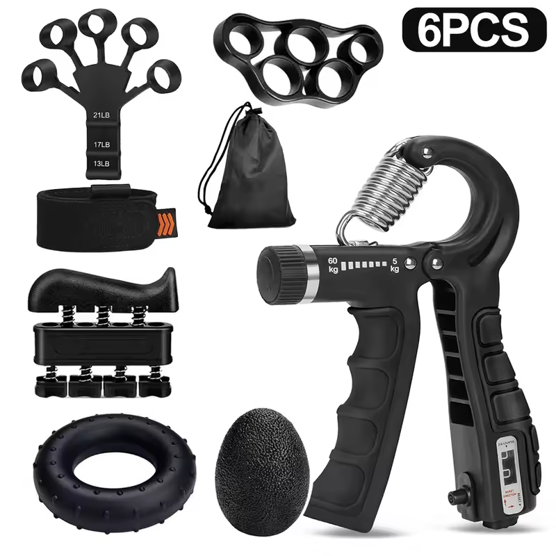 5-60Kg Adjustable Heavy Hand Gripper Fitness Hand Exerciser Grip Wrist Training Finger Gripper Hand Strengthener for Patient - Image 12