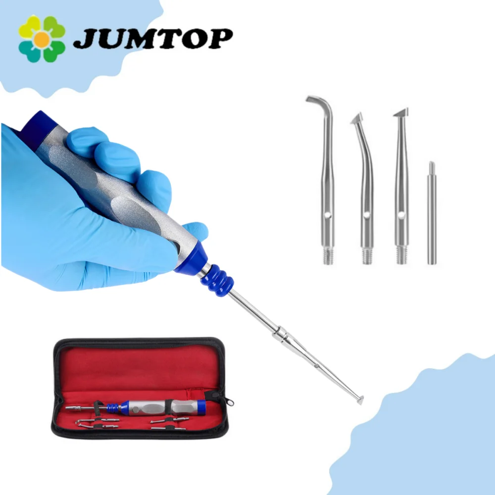 Stainless Steel Dental Automatic Crown Remover Adjustable 4 Shift Manual Extractor for Dentist Lab Restoration