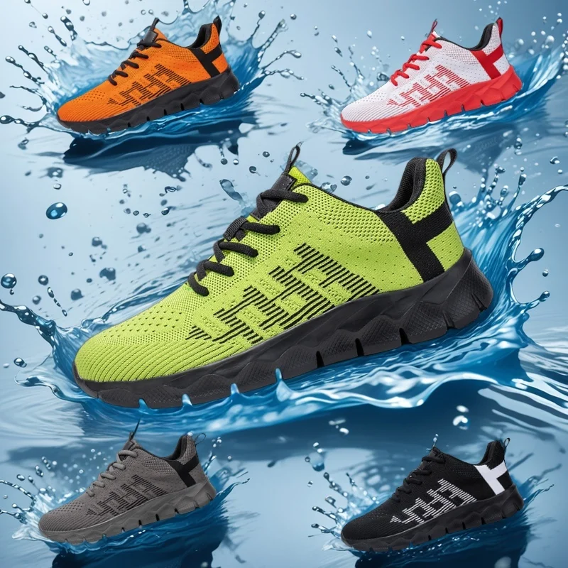 

Men Running Shoes Casual Sneakers Flats Shoes Men Walking Shoes Breathable Casual Lightweight Shoes Plus Size Women's Sneakers