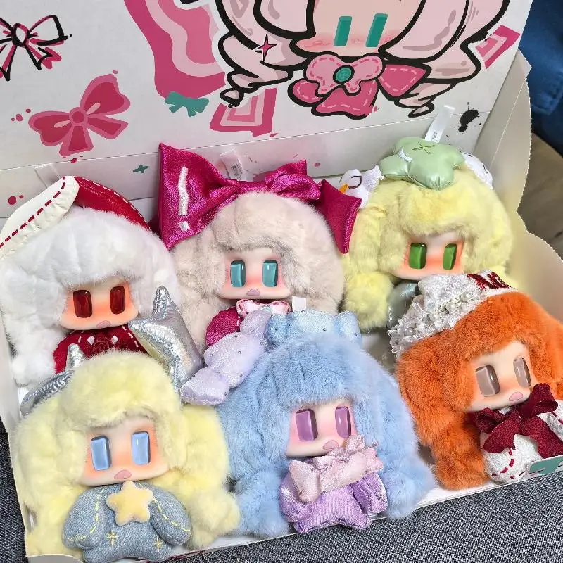 

Mooroo Meng Forture Comes To You Series Blind Box Vinyl Cute Anime Dolls Keychain Pendant Surprise Bags Plush Mystery Box Toy