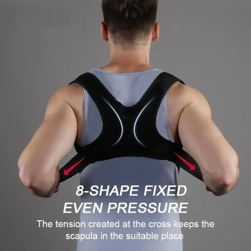 Adjustable Posture Corrector  For Improving Posture Reducing Hunchback Lightweight Back Support Back Sitting Correction Belt