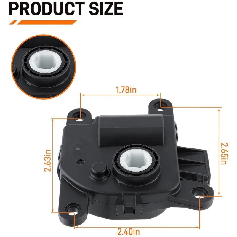 97157-3T000 HVAC Intake Door Actuator For 16-20 Hyundai Tucson, 20-21 Palisade, 17-21 Kia Sportage, 15-17 K900, 2021 Seltos