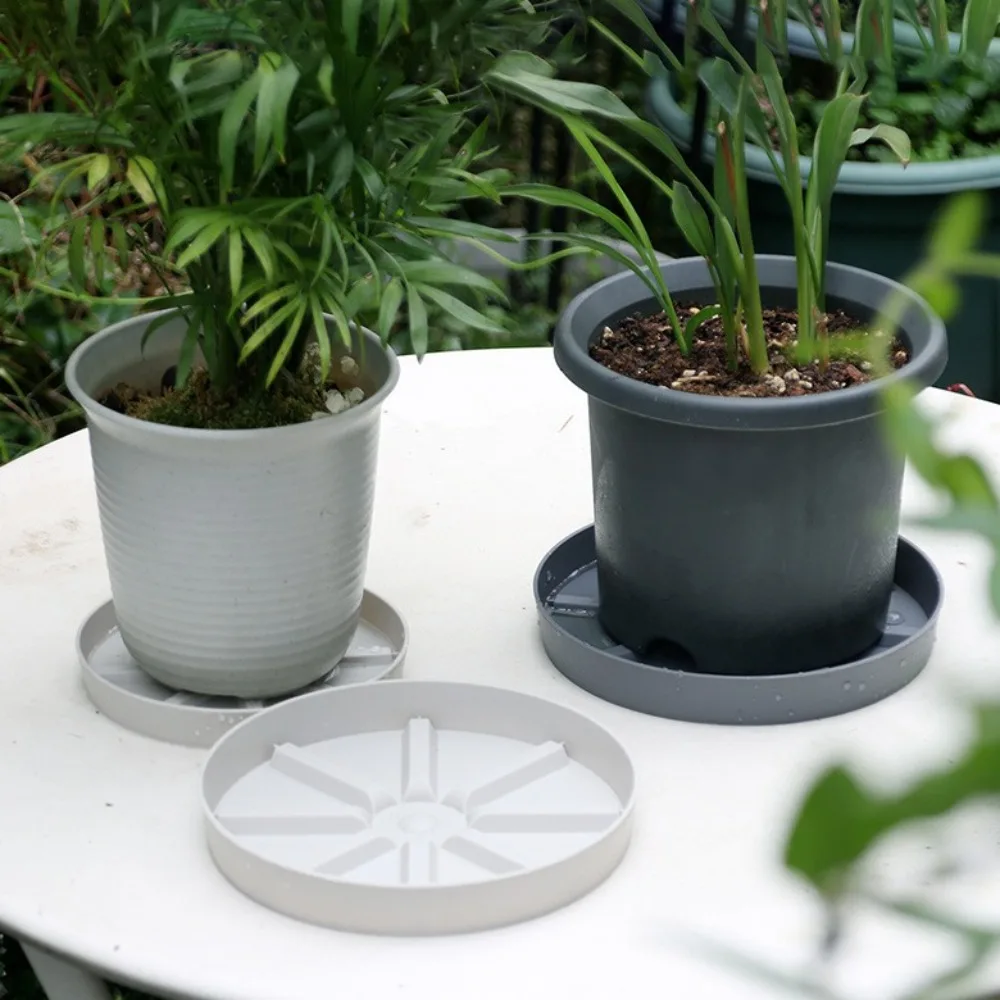

New Mobile Flowerpot Tray Plastic BreathableBase Bottom Flower Pot Gardening Stand Patio Plant Pot Tray