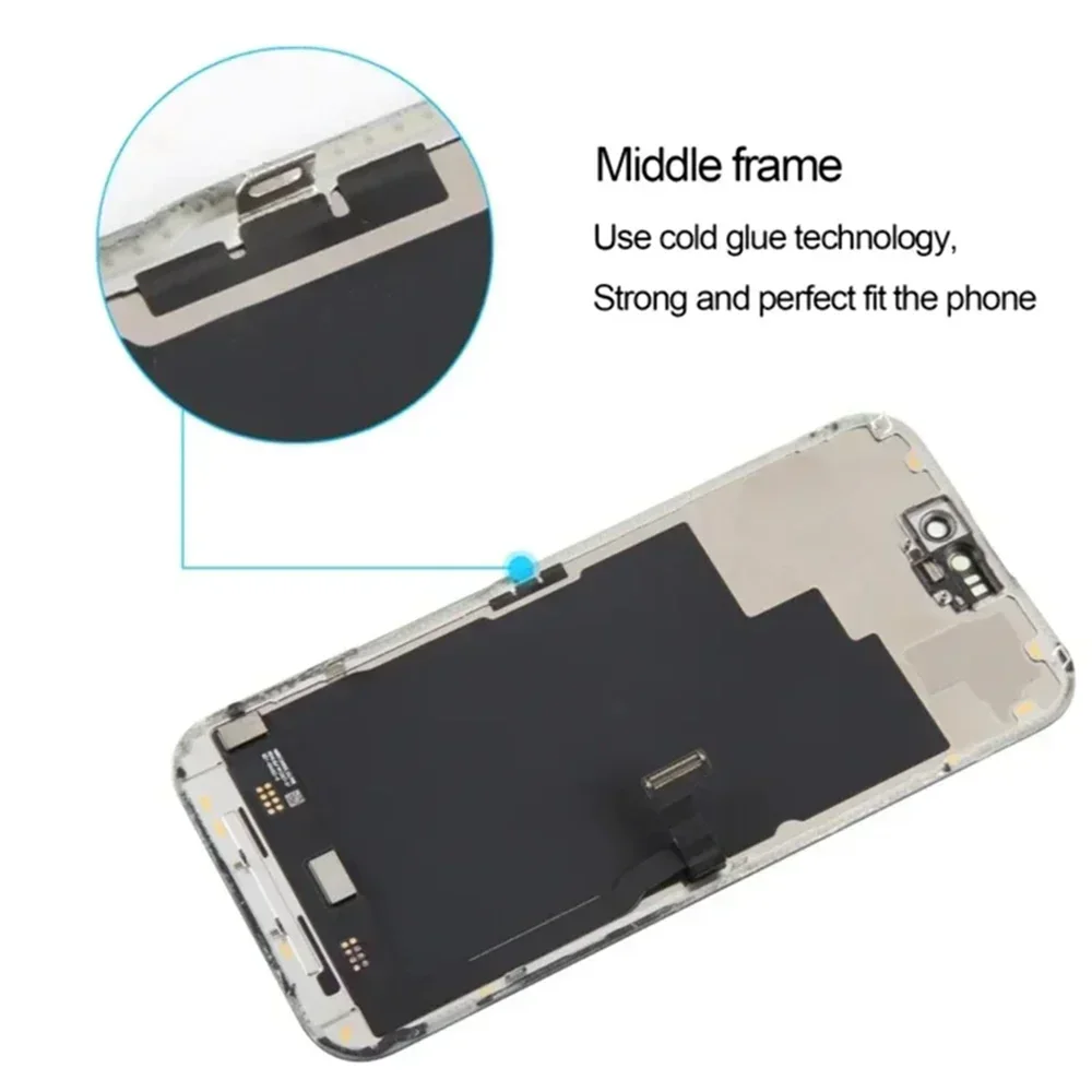 FOG soft OLED Can transplant screen IC touch digitizer assembly iPhone 14 15ProMAX LCD Monitor solve screen pop-up problem