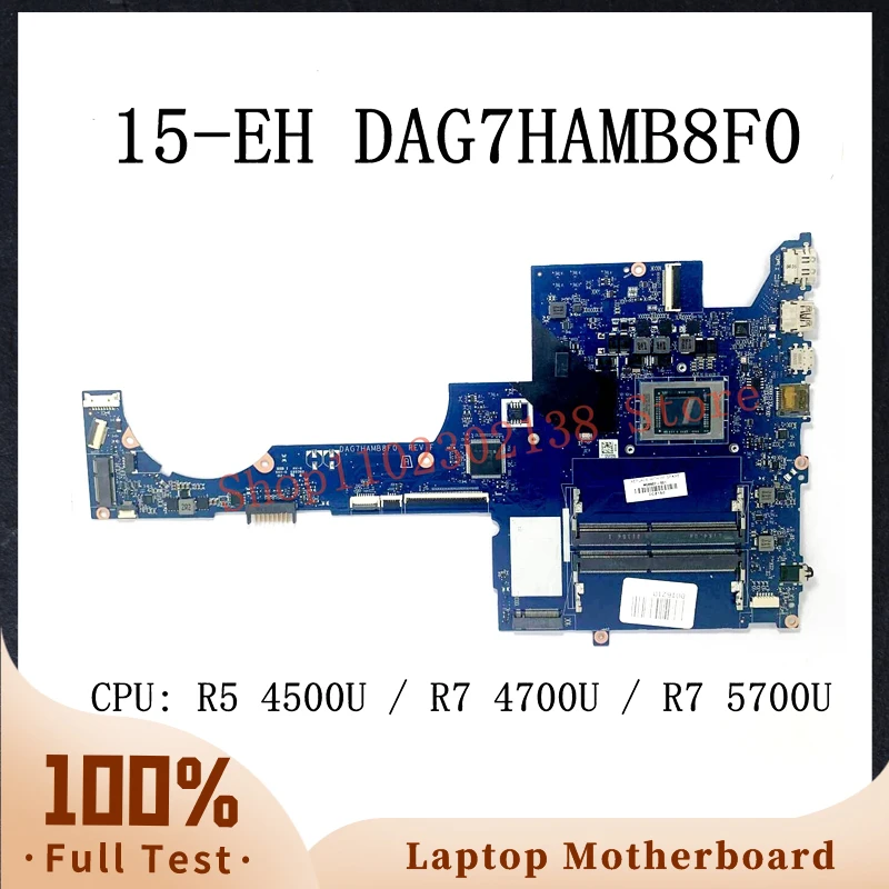 

Mainboard M08867-601 M08867-001 DAG7HAMB8F0 With R5 4500U / R7 4700U / R7 5700U CPU For HP 15-EH Laptop Motherboard 100% Test OK