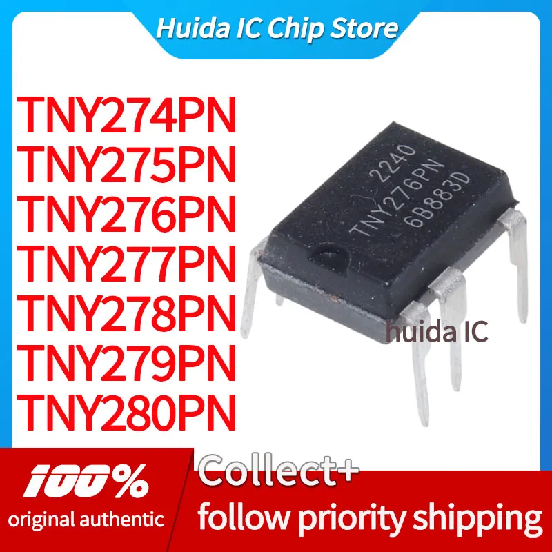TNY274PN TNY275PN TNY276PN TNY277PN TNY278PN TNY279PN TNY280PN DIP7 Placa de evaluación