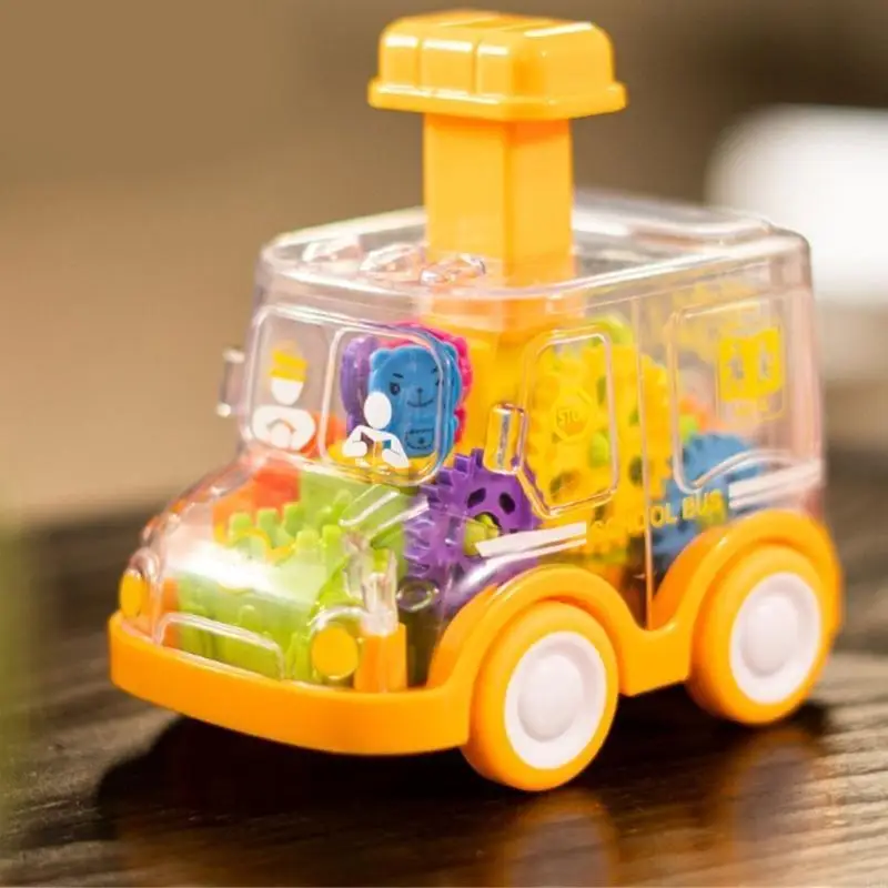 لعبة سيارة للأطفال J2HD مزودة بمعدات شفافة تعمل على تطوير تقنية تشغيل المهارات الحركية الدقيقة