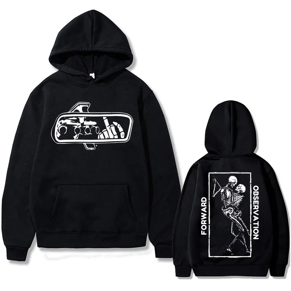 Forward Observations Group Hoodie Skeleton Art Aesthetic Graphics Sweatshirt Men Fleece Oversized Hoodies Male Casual Clothes