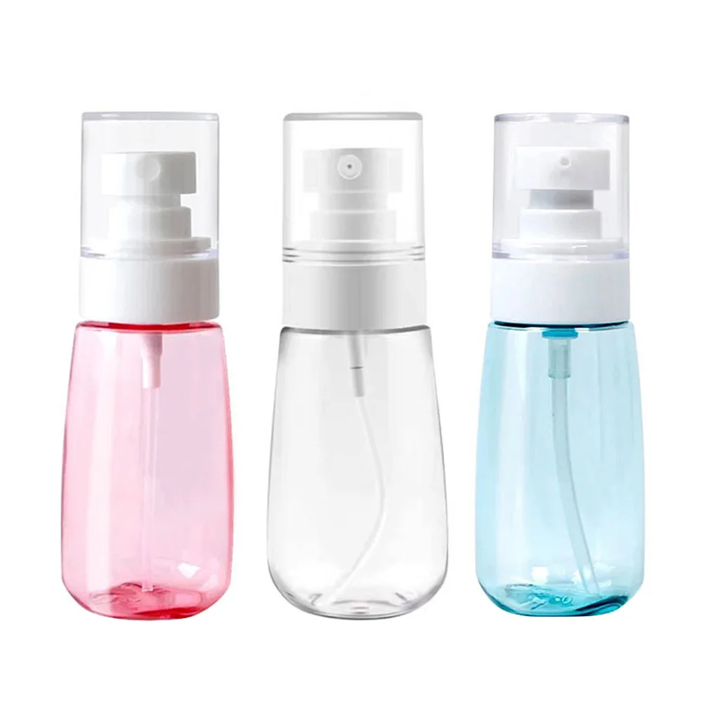 

3 pcs Mini Spray Bottles Portable Refillable Empty Plastic Empty Spray Bottle Pump Liquid Dispenser Plastic Filling Bottle Set