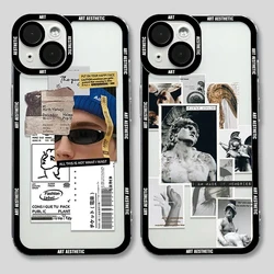 Geweldige David Standbeeld Siliconen Telefoonhoesje Voor Iphone 15 14 13 12 11 Pro Max Xs Xr X 7 8 Plus Hoesje Voor Iphone 16 Pro Max Hoesjes