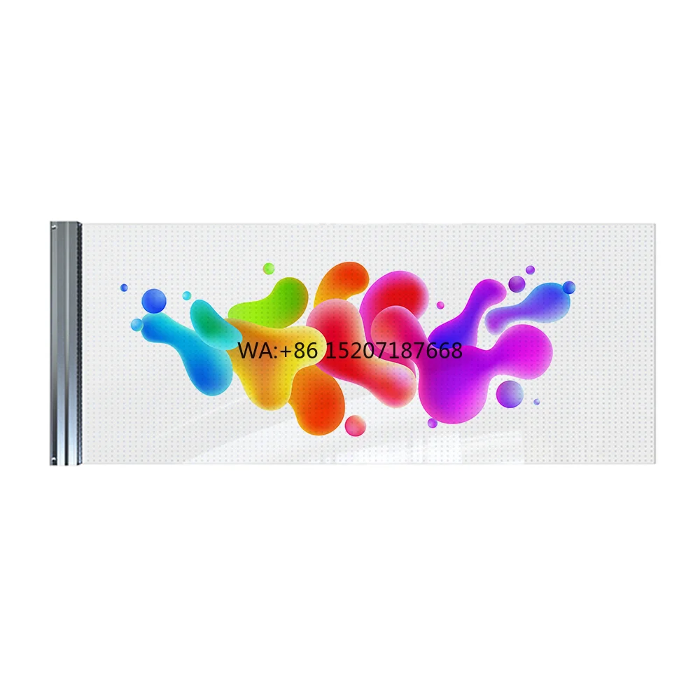 

Clear HD P4-20 Film Transparent LED Display Screen Car Showroom 4S Shops Glass Window Mall LED Advertising Transparent Display