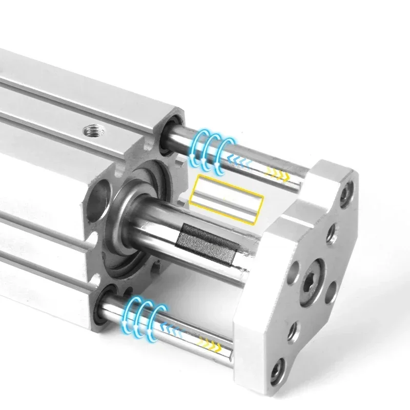 SMC type CQMB12-5 CQMB16-10 CQMB20-20 guide rod compact air pneumatic cylinder CQMB25-25 CQMB32-40 CQMB40-50 50-75 63-100 80-25