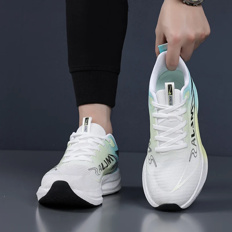 

Variable Intensity Men Shoes Adaptive Breathable Mesh Resilient Sole for Intermittent Sports During Rest And Active Exercise
