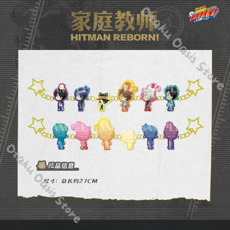 Официальные акриловые подвески-брелоки HITMAN REBORN с Гокудерой Хаято и Хибари Кёёя для косплея, украшение для ключей