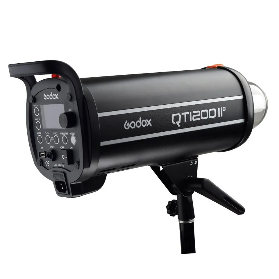

QT1200IIM Professional Studio Flash 1200W with Stable Output 9 Steps Power Adjustment for Portrait Product Shooting